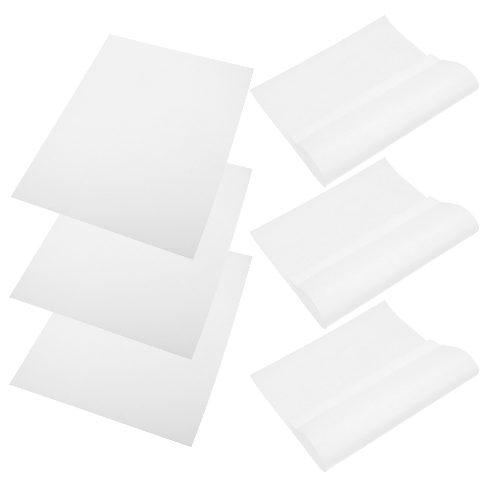 Yard Sign Blank - 6Pcs Solid White Garden Flags Blank