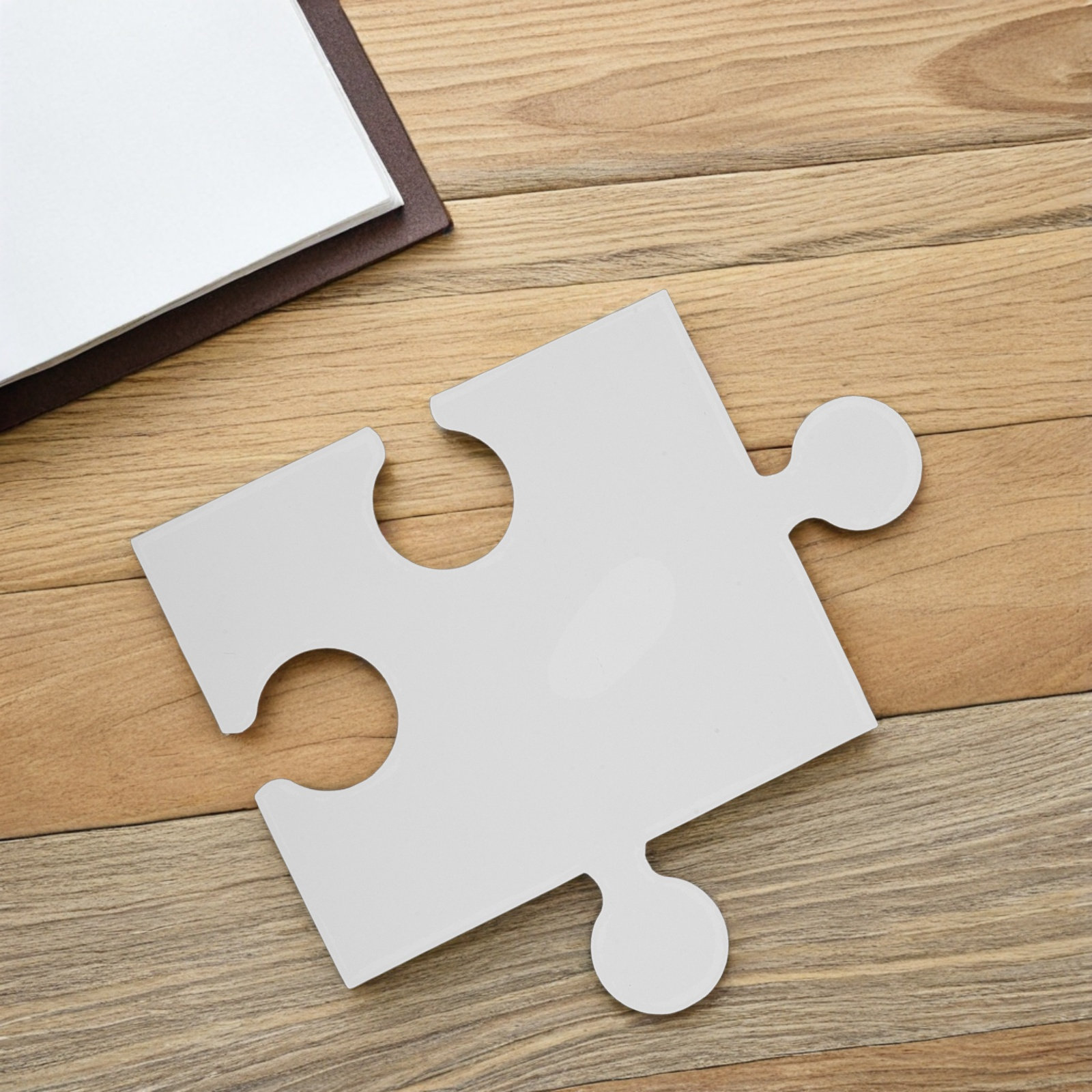 60Pcs Large White Blank Puzzle - Puzzle Blank White 评论和价格