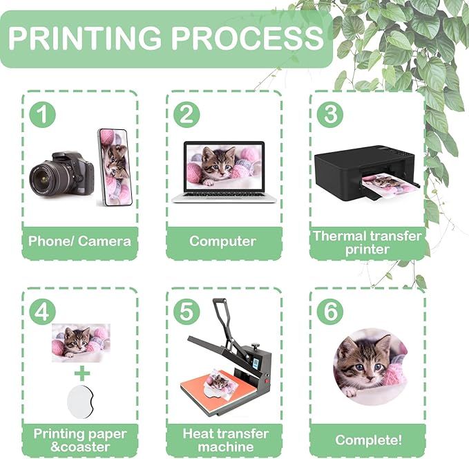 10/20Pcs Sublimation Blank Car - Coaster Sublimation Blank 评论和价格