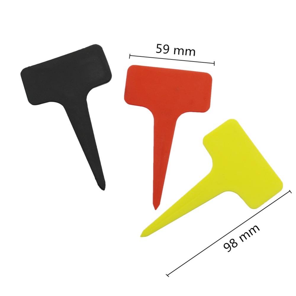 DIY Plastic T-Type Plant Label - Yard Sign Blank 评论和价格