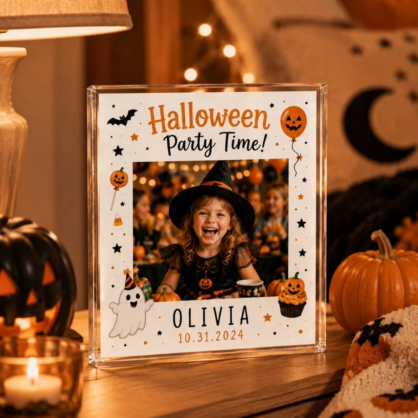 Custom Halloween Acrylic Photo - Photo Acrylic Block 评论和价格