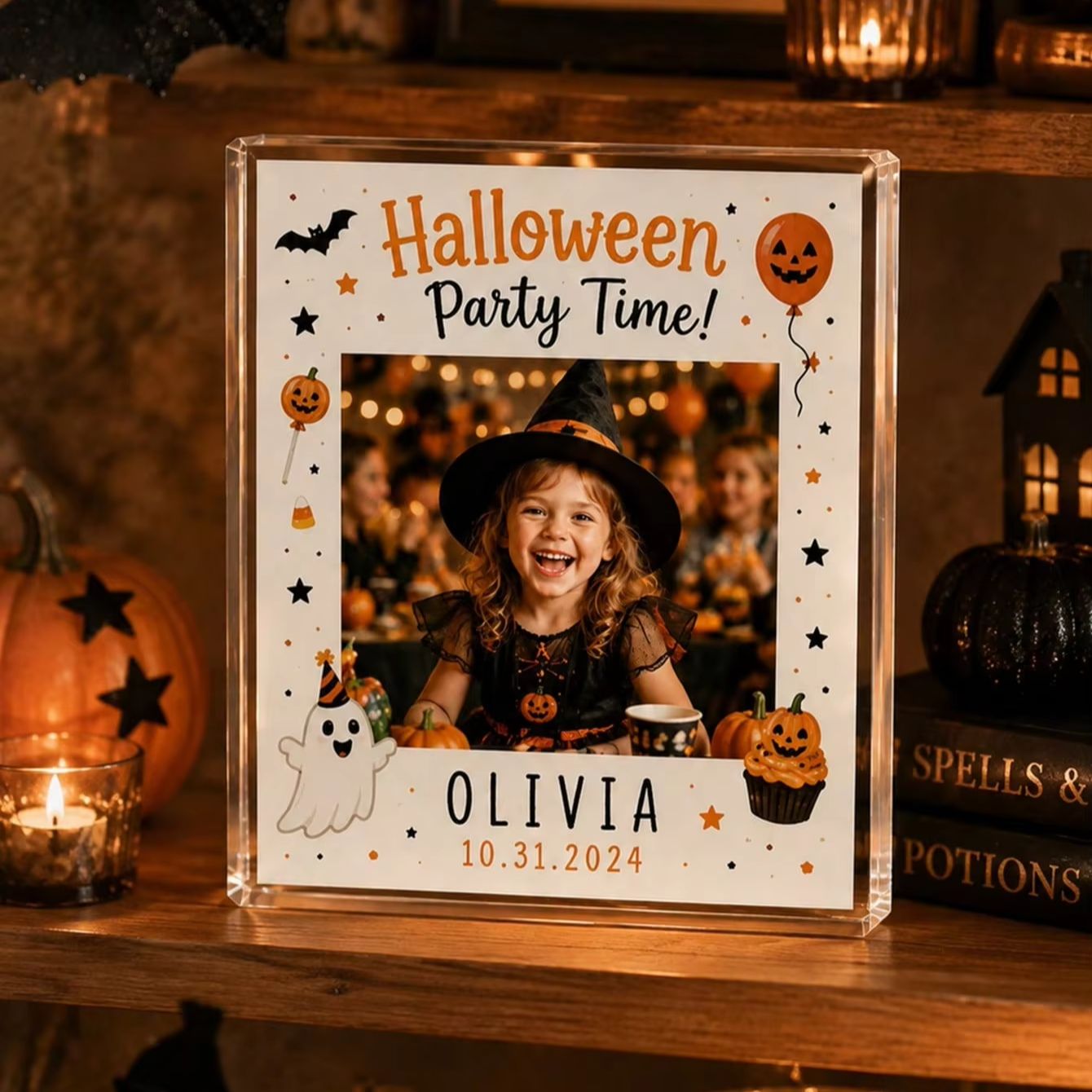 Custom Halloween Acrylic Photo - Photo Acrylic Block 评论和价格