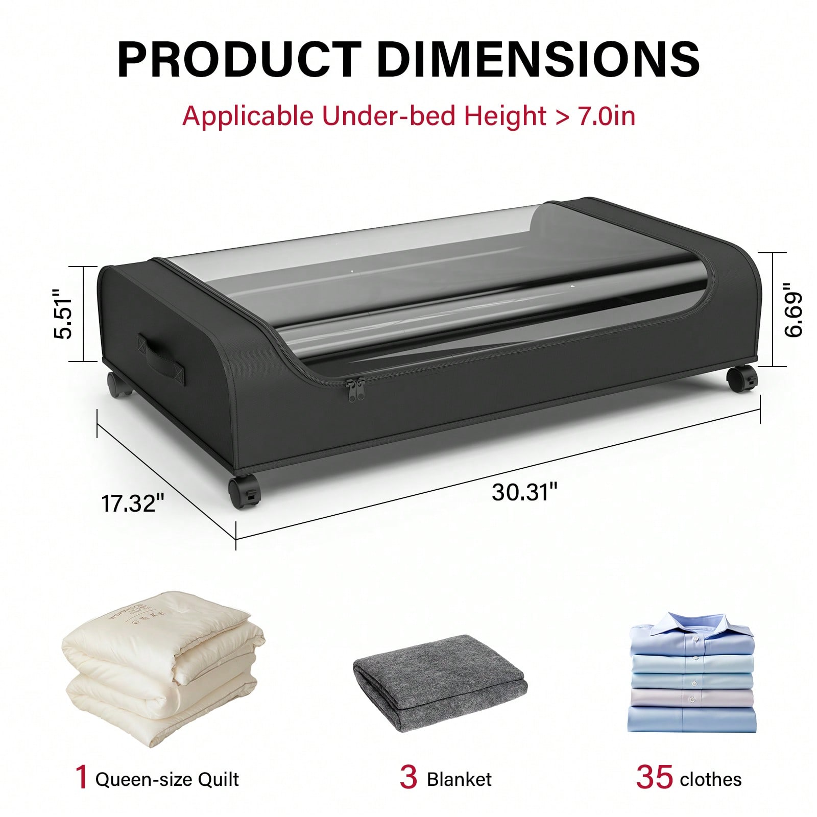 Underbed Storage Organizer Wit - Metal Photo Panel 评论和价格