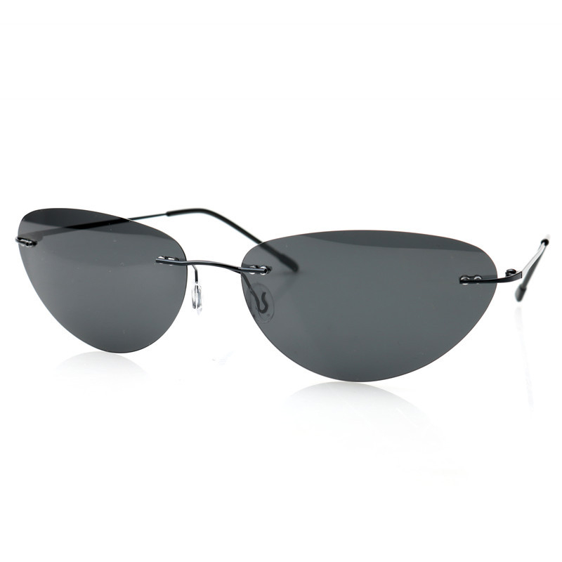 Fashion Rimless Sunglasses, Ca - Metal Photo Panel 评论和价格